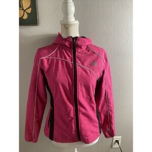 Snozu Girls' Fleece Lined Hooded Jacket Dark Berry/Fuchsia 14-16